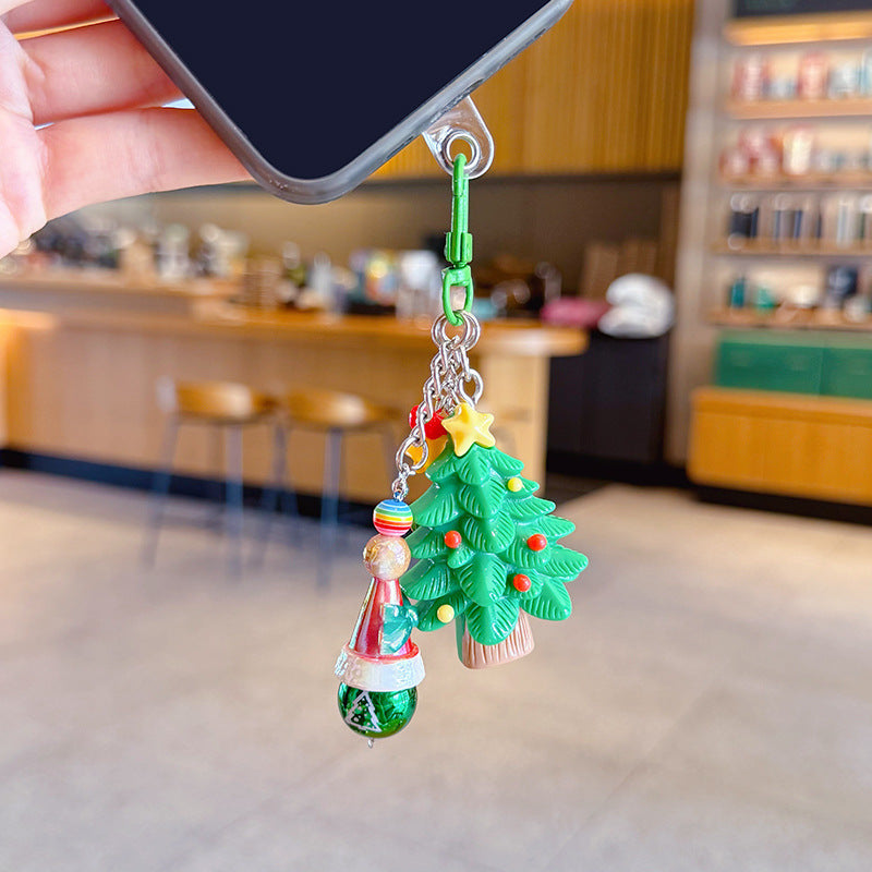 Creative Handmade DIY Plush Christmas Keychain Pendant Santa Miu Series Bag Ornament Small Gift