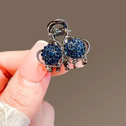 Mini small bow rhinestone hair clip, new exquisite bangs side clip, top small grab clip, crushed hair clip