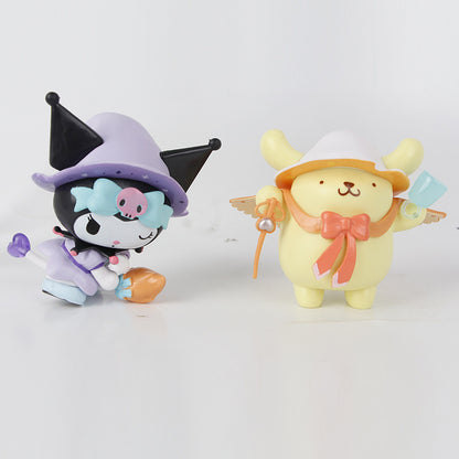 Sanrio Magic Story Blind Box Kulomi Melody Handicraft Doll Desktop Ornaments Girls' Day Gifts