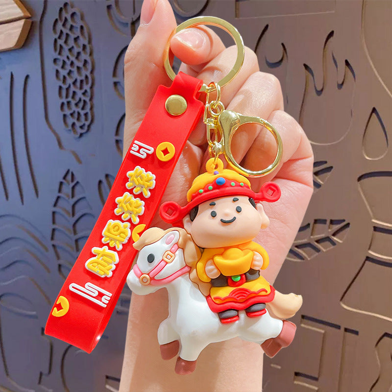 Horse Keychain - Love Pony Mobile Phone Pendant Car Key Chain Student Gift