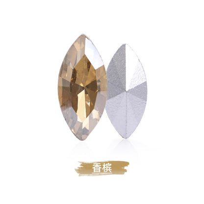 Navette Shape Diamond Rhinestones - Phone Case Perfume Bottle Clothing Crystal Jewelry DIY Accessories