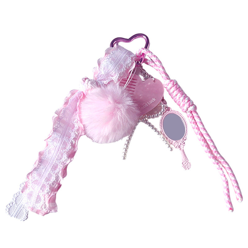 creative DIY dressing keychain miu series bag pendant couple car school bag keychain charm accessories wholesale