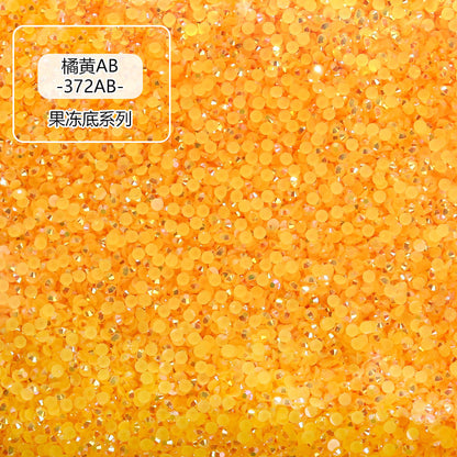 AB Colorful Resin Flat Bottom Rhinestones - Nail Art Clothing Shoes Bag Accessories