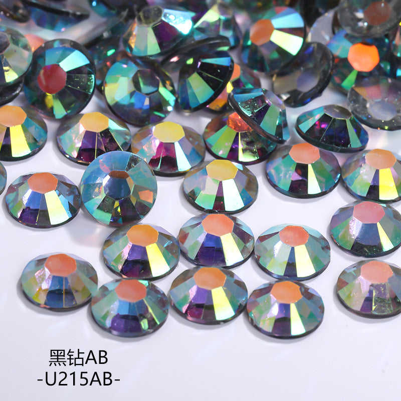 AB Colorful Resin Flat Bottom Rhinestones - Nail Art Clothing Shoes Bag Accessories