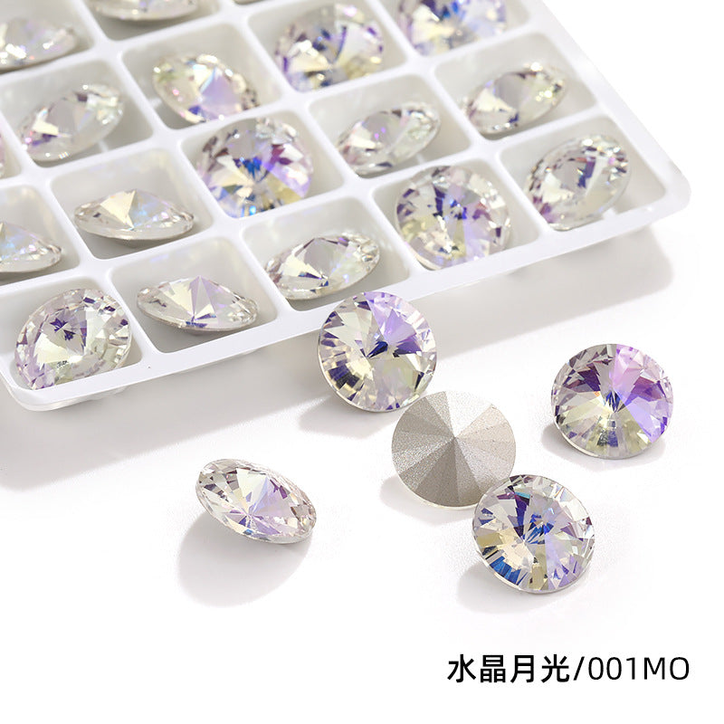 K9 High-End Rhinestone, Satellite, Special-Shaped High-Top Diamond, Wedding Dress, Dress, Crystal Jewelry, Nail Art, Diamond Material, Pointed Bottom Rhinestone