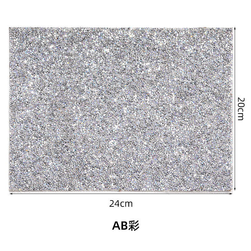 Resin 20*24CM resin drill drill net, water rhinestone glue mesh, peel-off and instant sticking, DIY crafts, sequin glue, jewelry matching