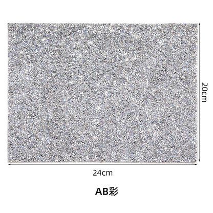 Resin 20*24CM resin drill drill net, water rhinestone glue mesh, peel-off and instant sticking, DIY crafts, sequin glue, jewelry matching