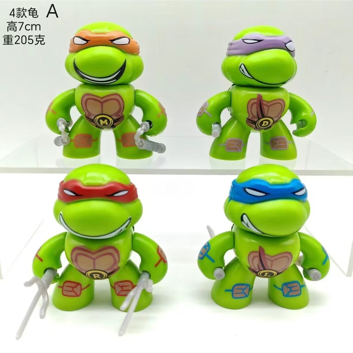 Anime wholesale 5 Teenage Mutant Ninja Turtles Raphael Doll Figure Doll Model Toys Micro Doll Ornaments