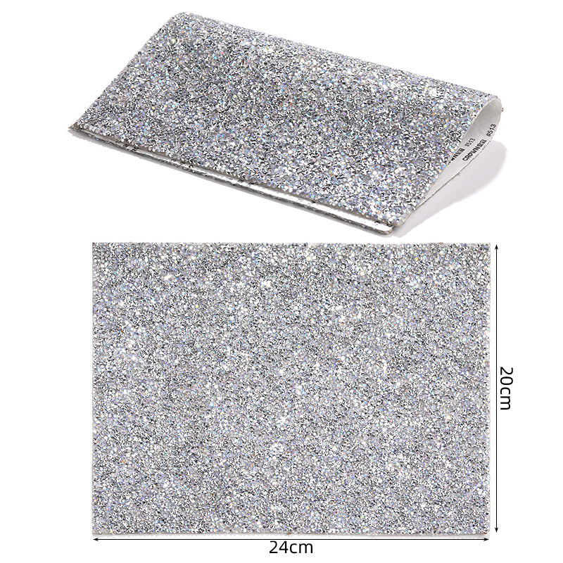 Resin 20*24CM resin drill drill net, water rhinestone glue mesh, peel-off and instant sticking, DIY crafts, sequin glue, jewelry matching