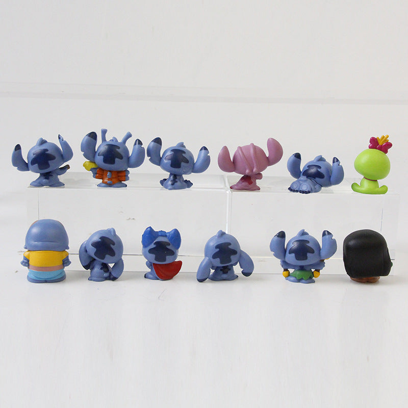 Cross-border interstellar baby Stitt's blind box doll figure animation trendy toy peripheral gacha model ornament decoration