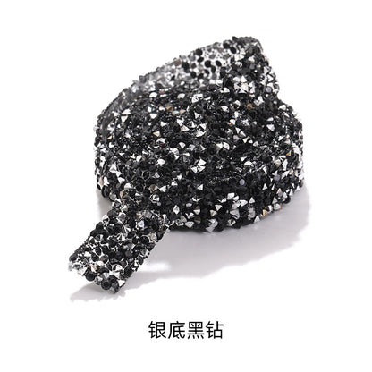 Resin drill belt width 1.2cm tear off instant jewelry handicrafts cups, shoes bags clothing accessories color diamond belt 1 yard