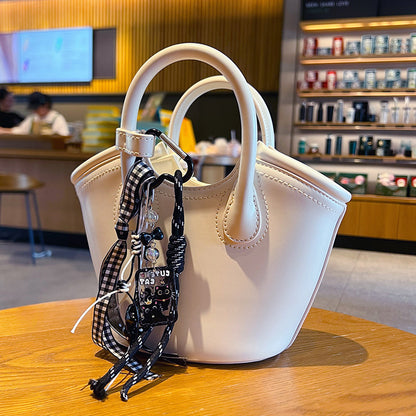 Creative DIY Thousand Grid Bird Hand Rope Buckle Pendant Cute Miu Couple Bag Keychain Charm Customization