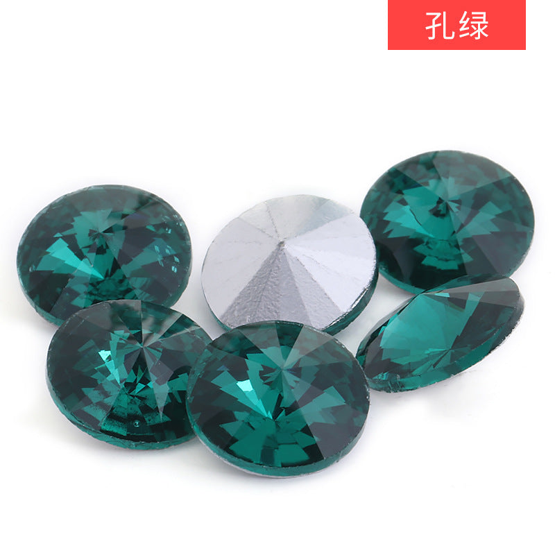 Rivoli Pointed Bottom Diamond Rhinestones - Crystal Phone Case Shoe Jewelry Luggage Clothing Accessories
