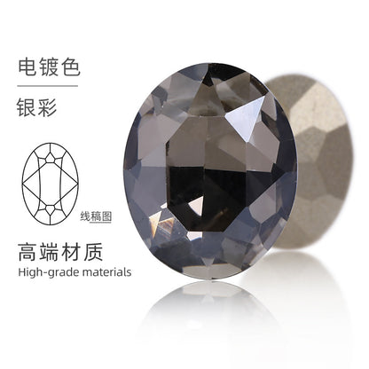 Direct supply of oval, pointed-bottom, special-shaped diamonds, phone cases, diamonds, shoes, bags, clothing, accessories, pointed sole oval diamonds