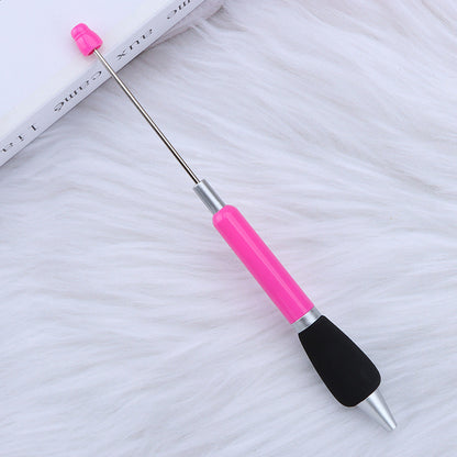 DIY press ballpoint pen creative glue spray sheath grip ballpoint pen ins macaron puzzle student stationery wholesale