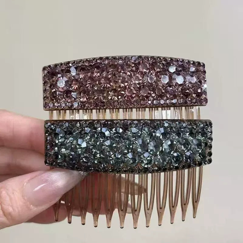 Elegant Diamond Inverted Comb for Women, High-End Rhinestone Hair Comb, Loose Hair Organizer, 2026 New Hair Accessory Hairpin