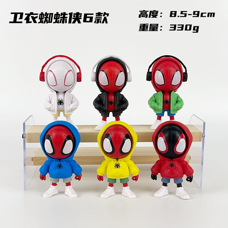 Trendy clothes, sweatshirts, Spider-Man, Avengers, anime, trendy toys, figures, cakes, ornaments, toys, dolls wholesale
