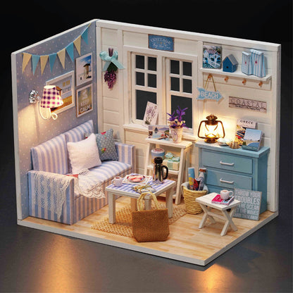 Wisdom House New Cottage Sunshine Princess Series DIY Handmade Assembly Model Fresh Sunshine Creative Gifts