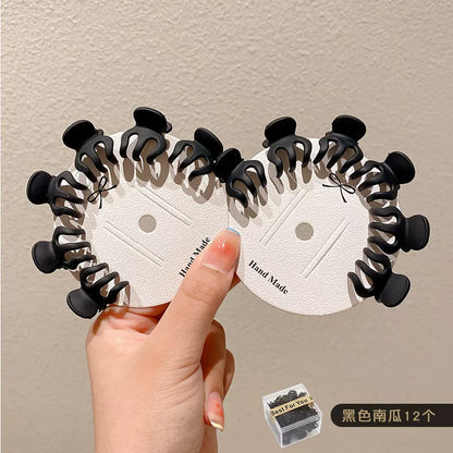 Forehead princess head small catch clip hairpin small broken hairpin headgear hairpin female net red side bangs clip clip