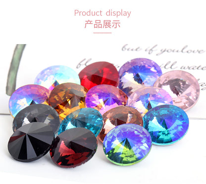 Rivoli Pointed Bottom Diamond Rhinestones - Crystal Phone Case Shoe Jewelry Luggage Clothing Accessories
