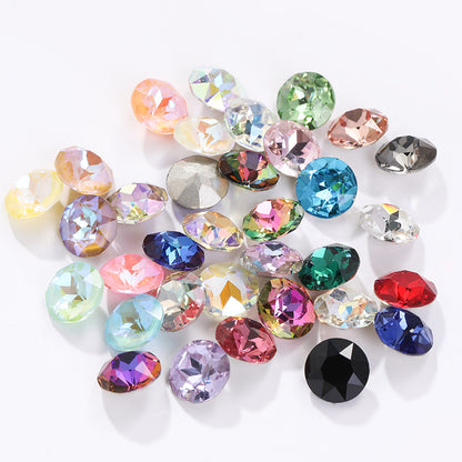 Cross-border K9 gemstone flower crystal glass special-shaped rhinestone headband, phone case crystal accessories, nail art diamond gemstone flower diamond beads