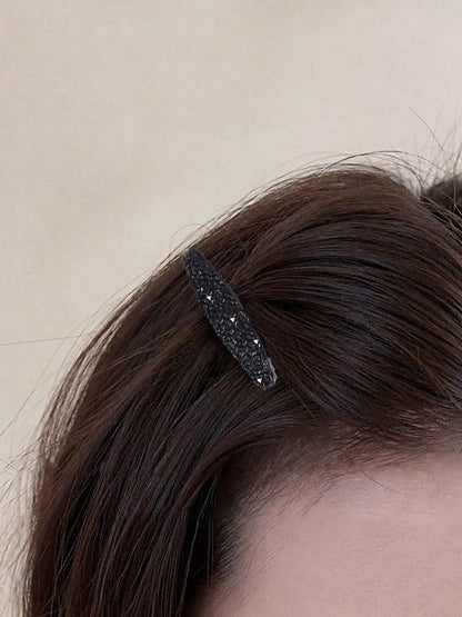 Korean small hair clips, side-frontal bangs clips, broken hair clips, high-end hair clips, loose hair clips, flashing diamond duckbill clips
