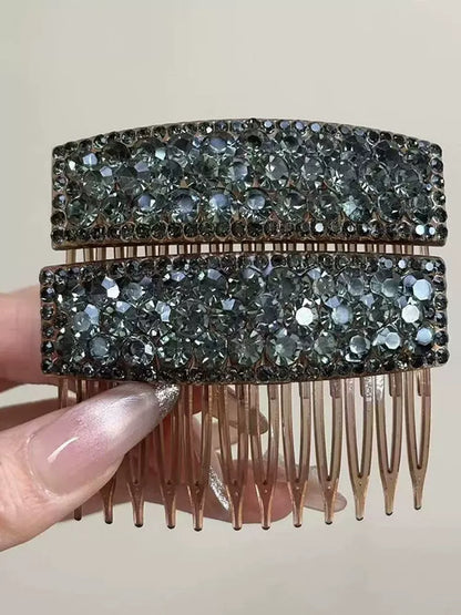 Elegant Diamond Inverted Comb for Women, High-End Rhinestone Hair Comb, Loose Hair Organizer, 2026 New Hair Accessory Hairpin