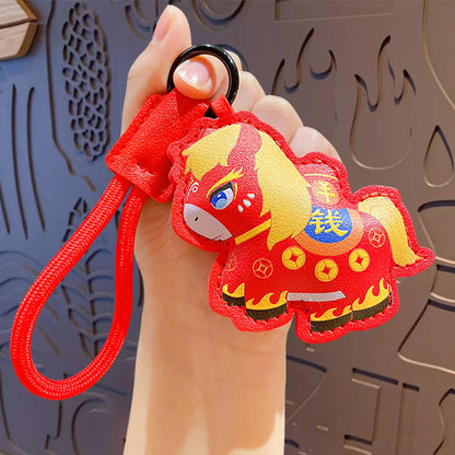 Horse Keychain - Love Pony Mobile Phone Pendant Car Key Chain Student Gift
