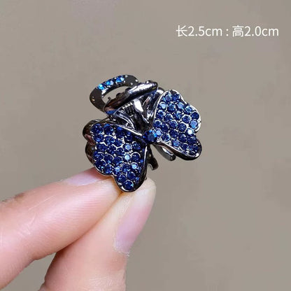 Mini small bow rhinestone hair clip, new exquisite bangs side clip, top small grab clip, crushed hair clip