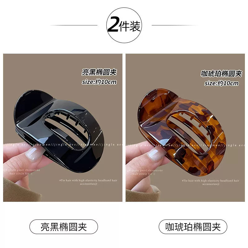 Driving and doing yoga without falling off, abalone scratch clips, hairpins, women's back of head clips, flat duckbill chucks, headdresses, shark clips