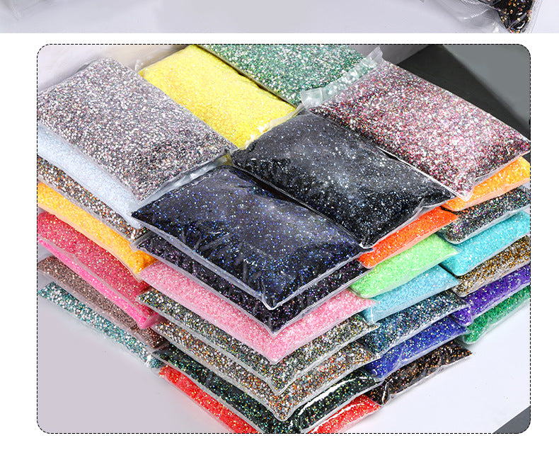 AB Colorful Resin Flat Bottom Rhinestones - Nail Art Clothing Shoes Bag Accessories