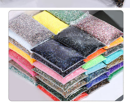 AB Colorful Resin Flat Bottom Rhinestones - Nail Art Clothing Shoes Bag Accessories