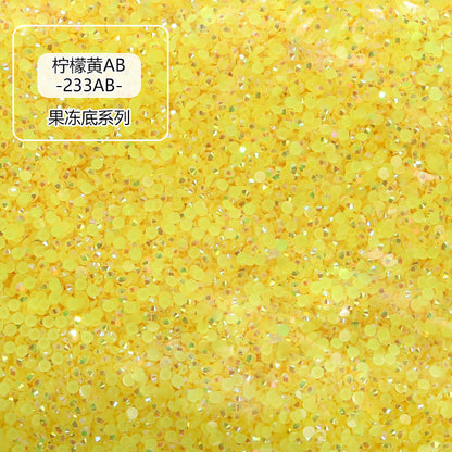 AB Colorful Resin Flat Bottom Rhinestones - Nail Art Clothing Shoes Bag Accessories