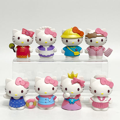 dress-up diary kt cat kt cat cat figure anime toy model claw machine gacha blind box doll ornament wholesale