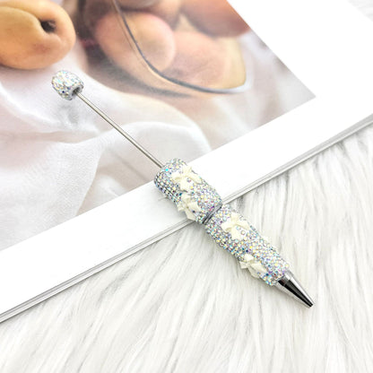 DIY creative bow full diamond  pen multi-color diamond gift pen Valentine's Day series gift pen in stock