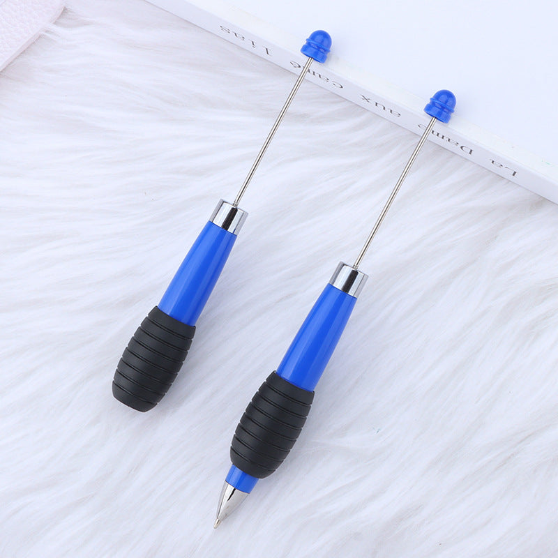 Creative DIY telescopic ballpoint pen, Morandi macaron color rotating telescopic beading, cute love small fresh ballpoint pen