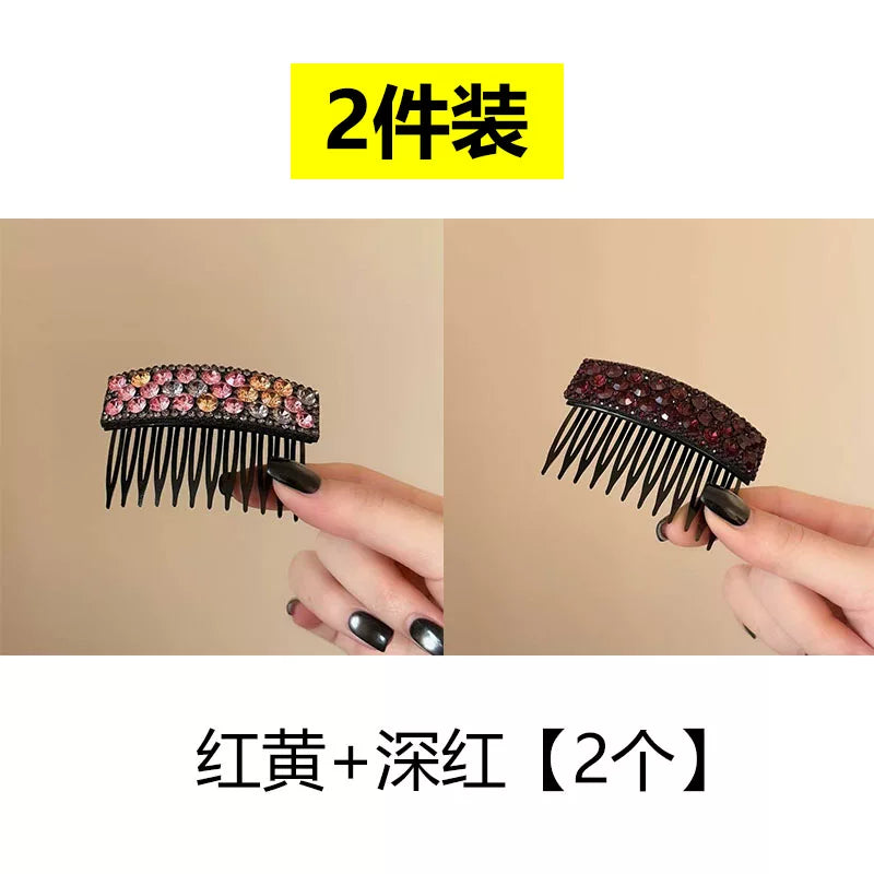Elegant Diamond Inverted Comb for Women, High-End Rhinestone Hair Comb, Loose Hair Organizer, 2026 New Hair Accessory Hairpin