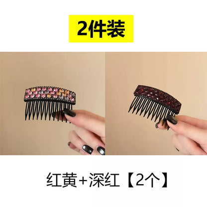 Elegant Diamond Inverted Comb for Women, High-End Rhinestone Hair Comb, Loose Hair Organizer, 2026 New Hair Accessory Hairpin