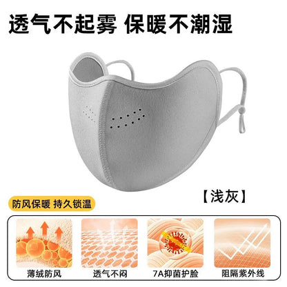 Warm mask, windproof and cold-resistant, 2026 new women's high aesthetic value autumn/winter warm mask, multi-purpose Northeast anti-freeze face