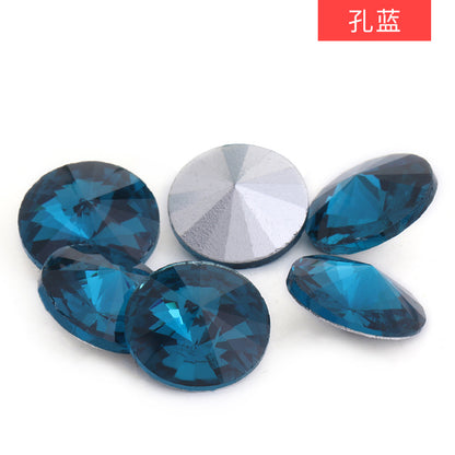 Rivoli Pointed Bottom Diamond Rhinestones - Crystal Phone Case Shoe Jewelry Luggage Clothing Accessories