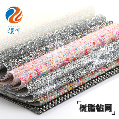 24*40 resin glue mesh, peel-off and instant sticking, DIY crafts, sequin glue, jewelry, accessories, hot melt glue, diamond glue mesh