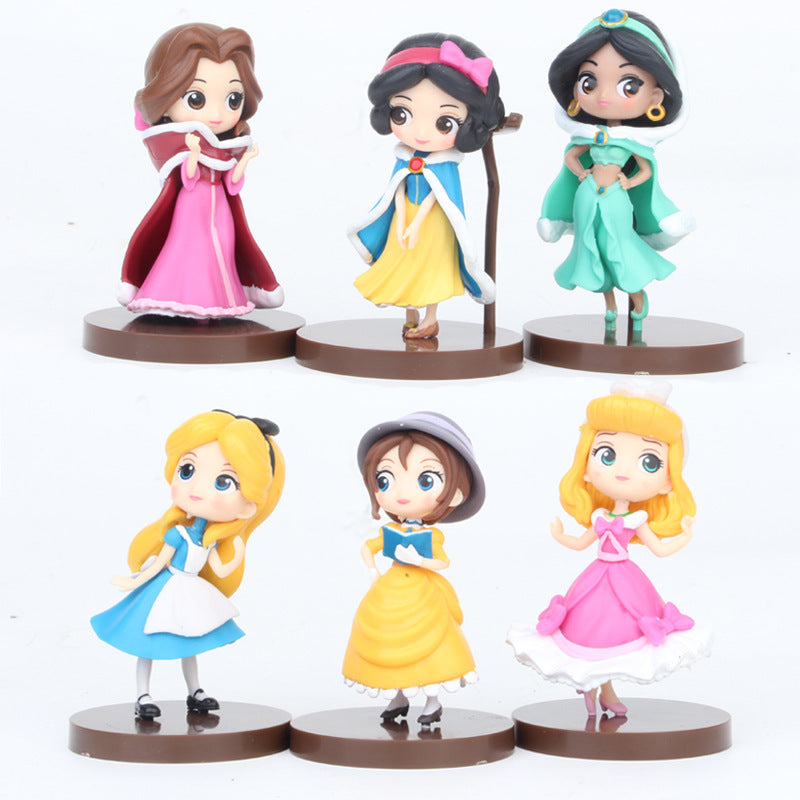 New fugitive princess figure girl girl's heart gift sleeping beauty Melinda Snow White model knick-knack