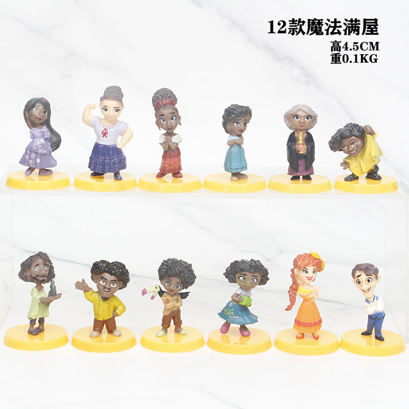 Now there are 12 magic full houses, fantasy magic houses, Mariga family, miracle valleys, Mirabe anime, toys, doll hands