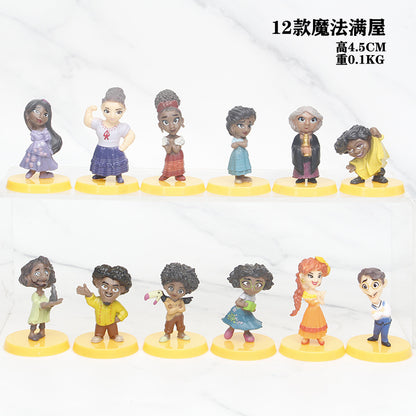 Now there are 12 magic full houses, fantasy magic houses, Mariga family, miracle valleys, Mirabe anime, toys, doll hands