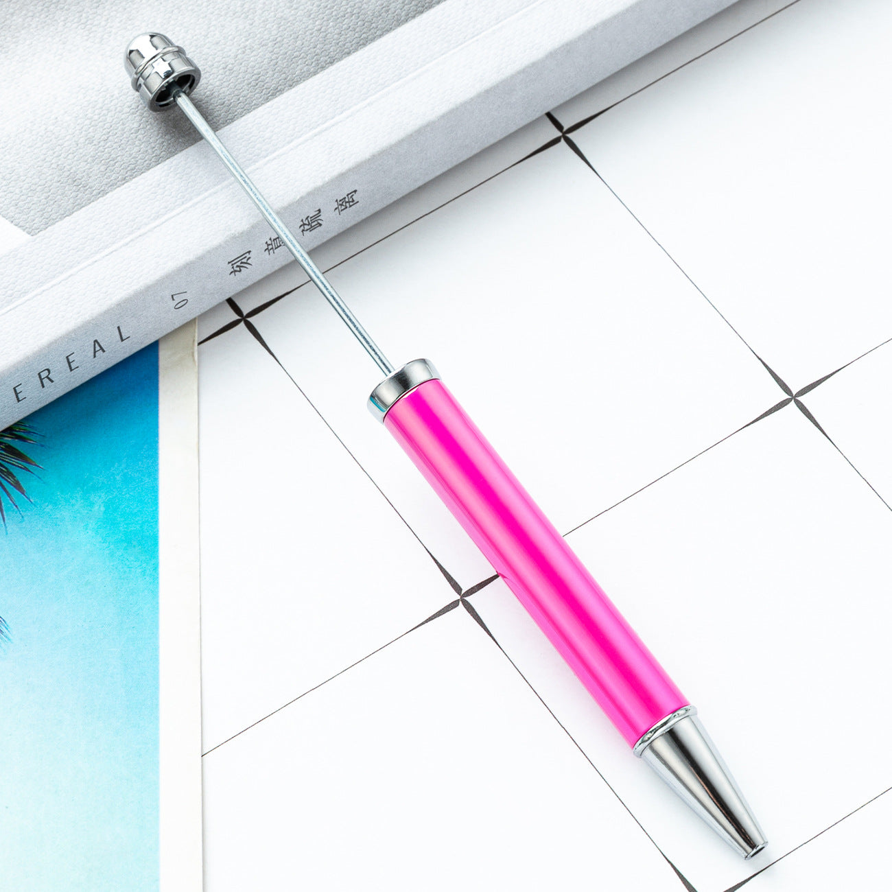 UV Gradient Ballpoint Pen - Creative Student DIY Plastic UV Electroplating Seven Color Pen