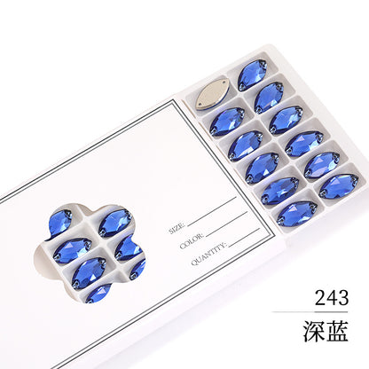 K9 Navette Double Hole Flat Bottom Drill - Manual Perforated Hand Stitch Drill Suitcase Clothing Accessories