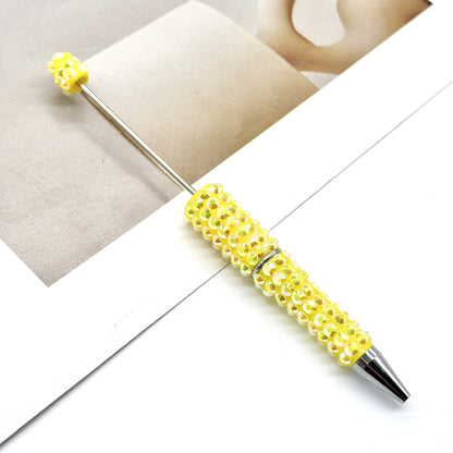 creative DIY diamond-encrusted ballpoint pen broken diamond full diamond ballpoint pen color cute cartoon heavy industry cute pen