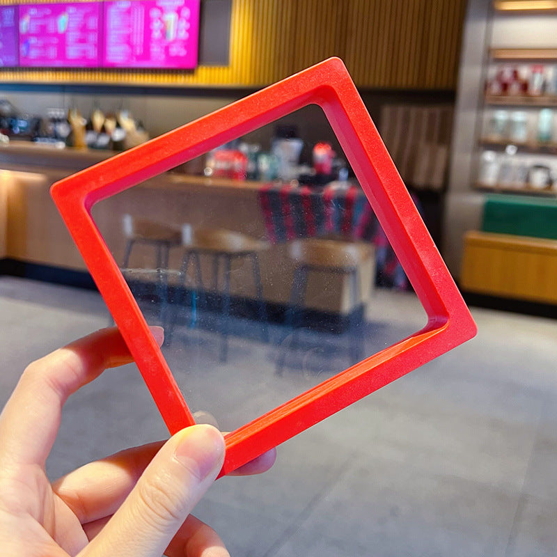 Jewelry PE suspension box, transparent bracelet box, display rack, dustproof storage box, temple Buddha bead box, film packaging box