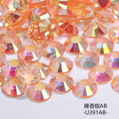 AB Colorful Resin Flat Bottom Rhinestones - Nail Art Clothing Shoes Bag Accessories