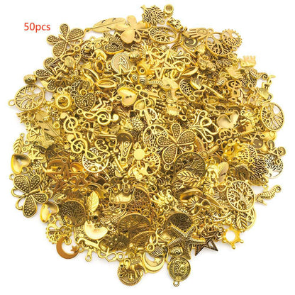 pendant Charms mix collections - Dripping Alloy DIY Bracelet Necklace Earring Key Ring Pendant